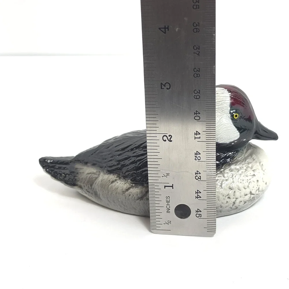 Vintage Scott Prod. Inc. Bufflehead Duck Painted Cast Metal Beer Bottle Opener
